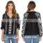 2016 nice design beautiful embellish blouse new pattern for women