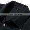 Wholesale mens black short sleeve cotton new model shirt with embroidery logo