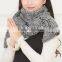 winter lady and women or men fashion pure color knit scarf winter muffler ladies scarf
