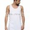 Mens summer plain white longline stringer vest wholesale