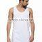 Mens summer plain white longline stringer vest wholesale