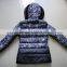 Women Fake Fur Hood Polyester Microfiber Padding Winter Jacket