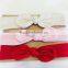 Candy color Headwear Baby Toddler Cute Girl Kids Bow Turban Knot Headband