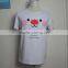 factory custom leather sleeve t shirt wholesale cotton