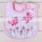 China baby bib manufacturer 2016 new arrival cotton bandana baby bib cute silicone baby bib