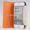 Wallet style PU Leather stand Case with Diamond button for iPhone 5/5S