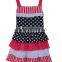 New Arrival Independence Day Girl Dress 4th of July Wear One Piece Dress
