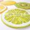 Fruit Slice Silicone Drink Coaster 9x9cm (3.5") Novelty Design