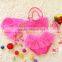 New baby girl swimsuit fancy lace two piece set sling girl bikini swimwear