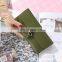 Long Solid Knot Fold Wallet New Handbag Purse In Color