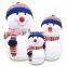 Cheap Custom Plush Toys Christmas Snowman