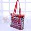 Large Capacity Candy Color Korean Clear PVC Beach Tote Bag