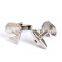 Sliver Plating Carp Fish Fashion Brand Design Shirt Cufflinks