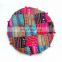 Indian Wholesale Hand Woven Patchwork Round Bohemian Floor Cushion