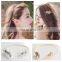 Exaggerated Back Wearing Leaves Pearl Metal Flowers Butterfly Head Hoop Hair Accessory