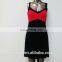 High quality strap design empire waist ladies knitted uk dress