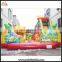 High Quality jumping house zoo park bouncer castle for kids inflatable animal dinosaur theme combo bouncy house