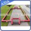 Outdoor Inflatable Soccer Field , Inflatable Soap Football Field For Rental