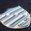 China merrow edged 3D embroidery patch for clothing