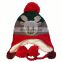 wholesale Custom Organic Bamboo Knitted Beanie Hat With Flat Embroidery