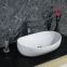 Bahtorom ceramic rectangle single hole sanitary ware wash basin tabletop good sale china supplier for hotel home used