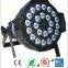 24pcs led parcan 4in1 led stage party light lamp