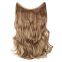 Blonde 18 Inches Peruvian Human Natural Black Hair Durable Healthy Double Wefts 