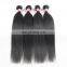 100% human virgin remy Peruvian human 9A grade hair bundles in silky straight style raw unprocessed hair