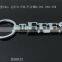 Custom metal English letters key ring zinc alloy keychains