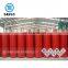 Latest model seamless steel valve equipped gas cylinder 80L co2 bottle for fire extinguisher