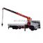 SANY truck mounted crane 12 Ton Stiff Boom Crane truck with crane