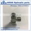 Active female tee coupling Barrel tee fittings with swivel nut compression fittings CC TYPE