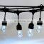 Outdoor Patio String Lights RGB Color Changing Remote Control S14 LED Bulbs RGB LED String Light