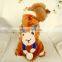 Soft Pet dog Cat coral fleece Clothes Hug the bear four feet Hoodie factory direct sale