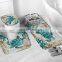 i@home bathroom fashion sea turtle shower curtain sets with non-slip rugs 4 pieces washable