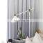 Wholesale new designs beautiful 2 layer polyester star lace decorativas fabric Ombre blackout curtain for bedeoom and livingroom