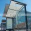 qingdao 10mm 12mm bus shelter tempered glass with EN12150