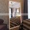 large full length square crystal decorative wall standing mirror ultra super clear customized