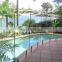 outdoor tempered laminated glass fencing