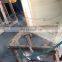 China factory curved bending building bend glass