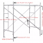 Mason frame scaffolding for construction material