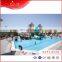 Amusement Aqua Play Park Equipment Water Slide Fiberglass For Sale