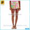 2016 Fashion Summer Soft Woven Casual Printing Design Women Shorts