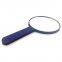 Dark Blue Round Hand Held Mirror Cosmetic Custom Color Hand Mirror