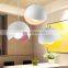 Nordic Half Round Colorful Metal Pendant Light E27 Decorative Hanging Light For Home