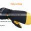 HDD PRI gauntlet water resistant fashion cowhide leather nylon insulate thermal warm snow ski hand gloves winter