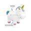 cartoon white mini atm kids unicorn porcelain ceramic money box coin piggy bank for coins