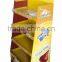 Custom printed design cardboard floor standing perfume display rack floor stand
