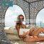 Steel Aluminum Outdoor Waterproof Furniture Daybed Chair Sofa  in Garden Sets Rattan Wicker Furniture