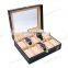 High Quality Wholesale 10 Slots Leather Packaging Watch Display Watch Storage Box